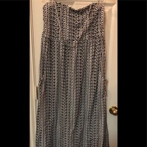 Garnet Hill Maxi Dress, Size L, Excellent preowned condition